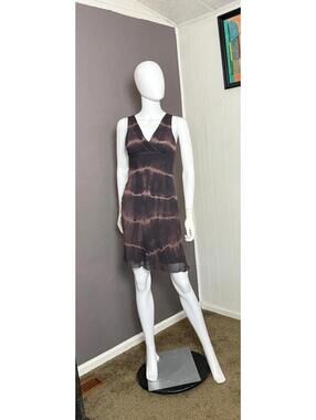 2000's does 1940's Silk Chiffon Bias Slip Dress Hand Dyed from BCBG MAXAZRIA